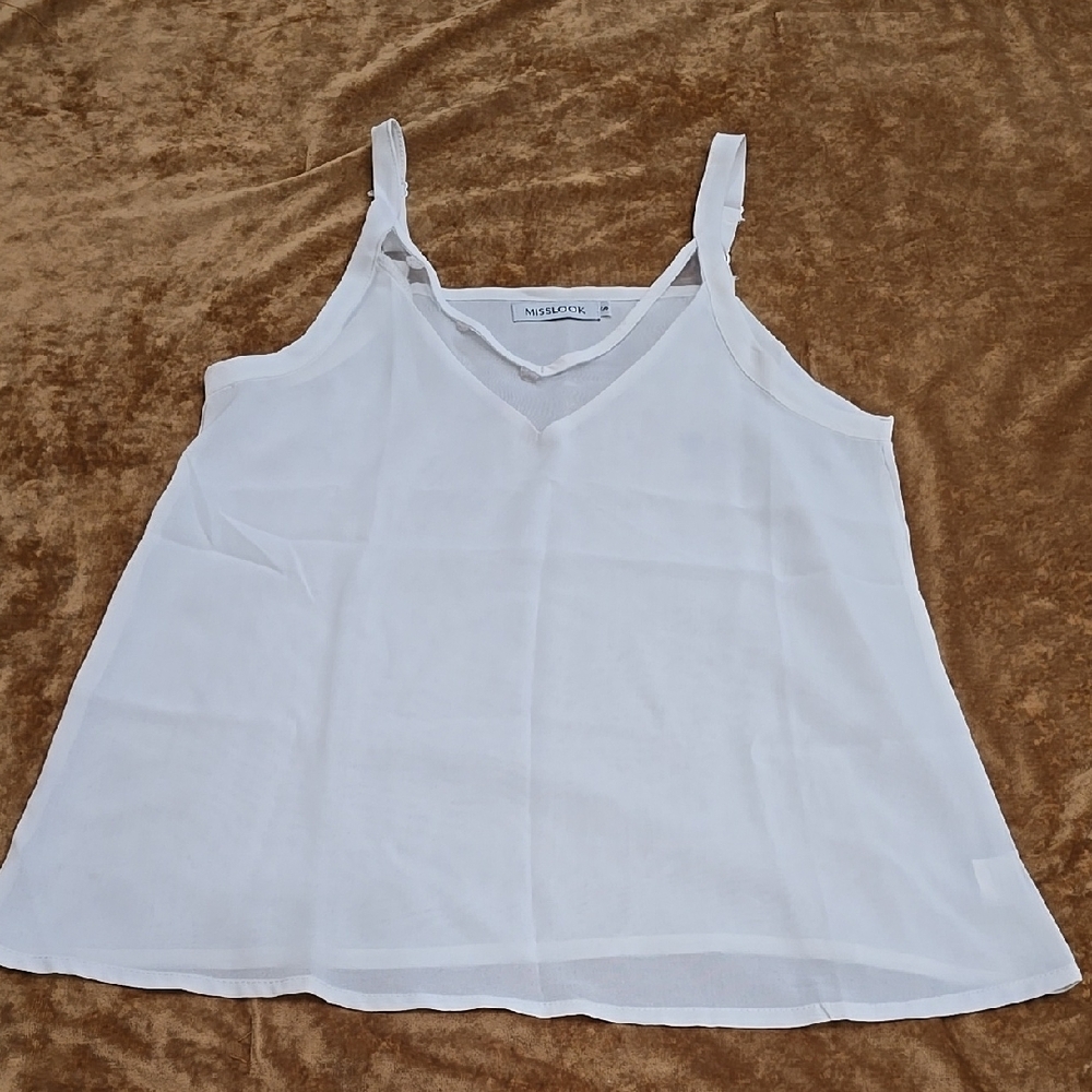 Women's White Dress Top Small